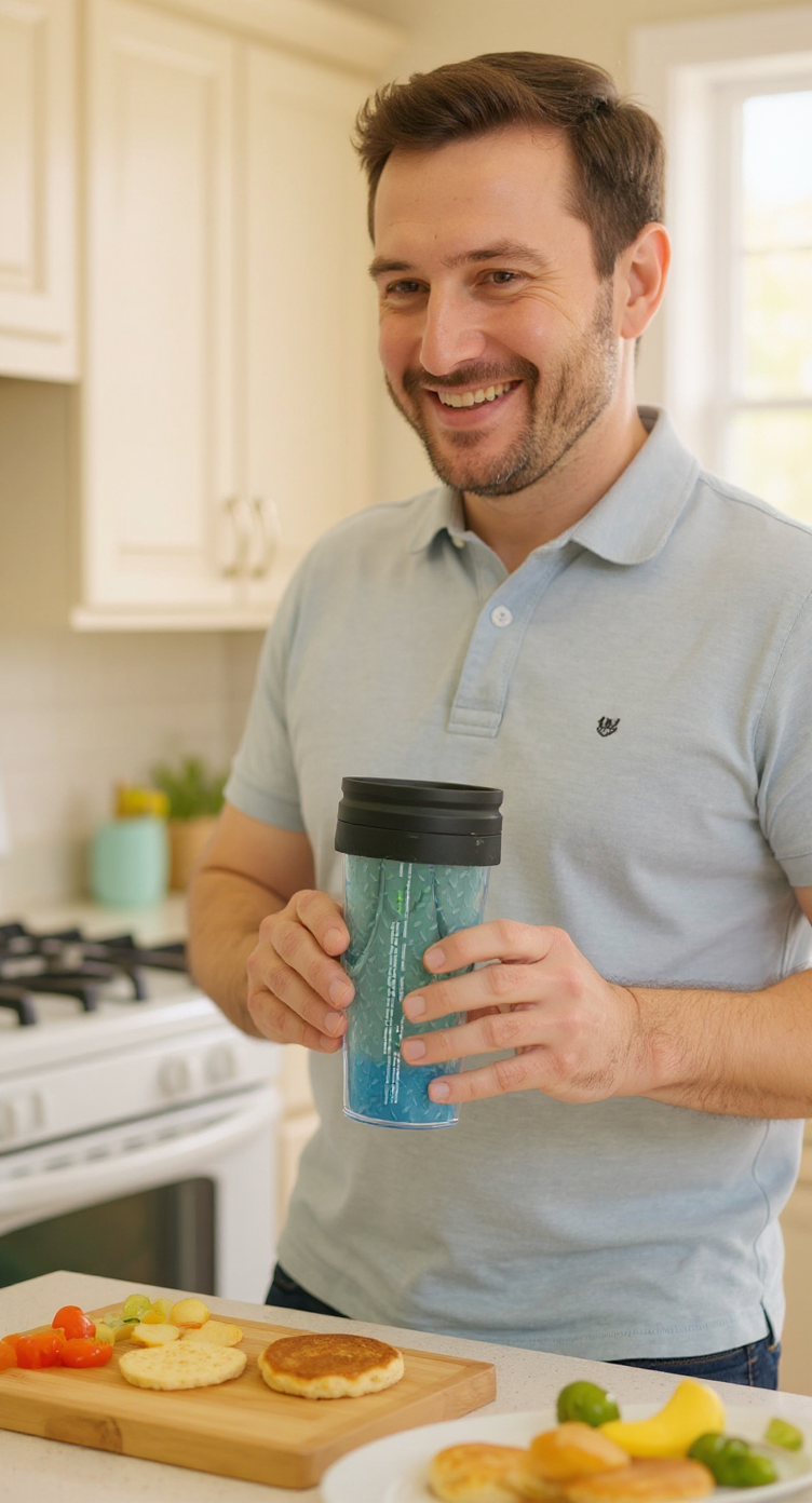 DC Batman My Dad is the World’s greatest Superhero Travel Tumbler