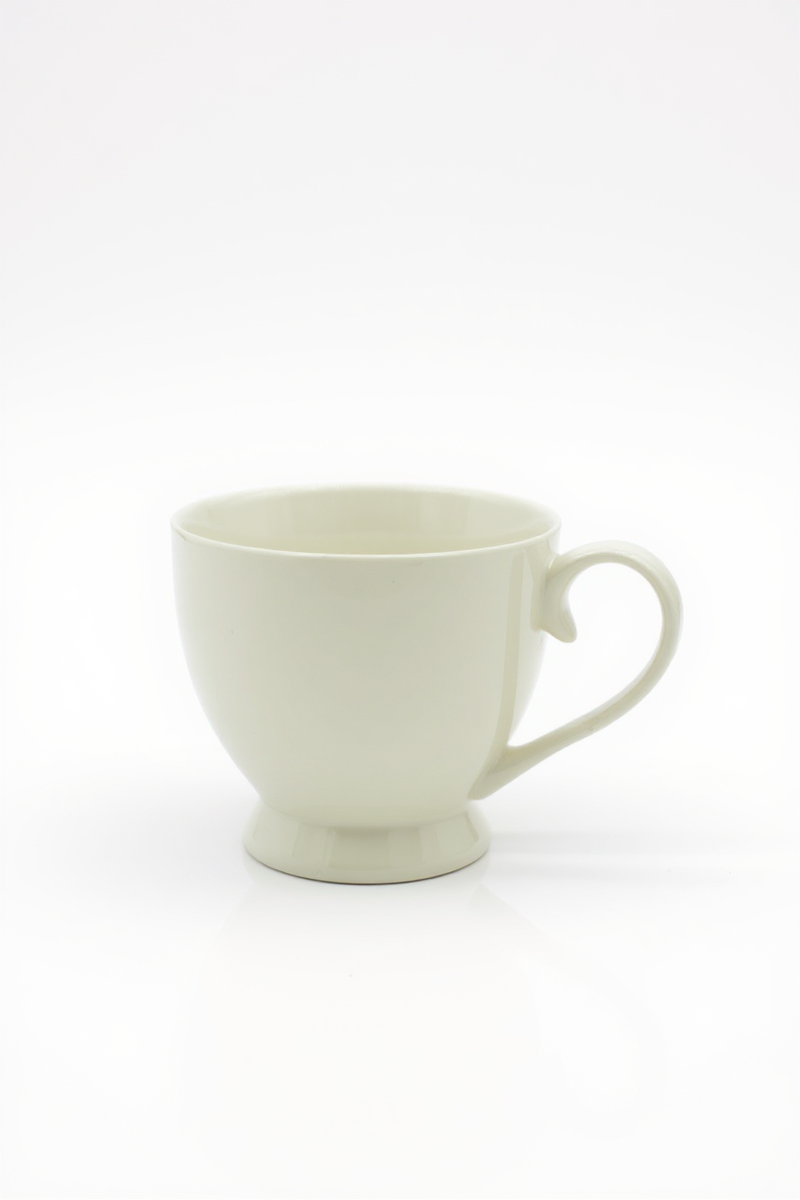 Pure White Classic Ceramic Mug | Gift for Everyday Simplicity