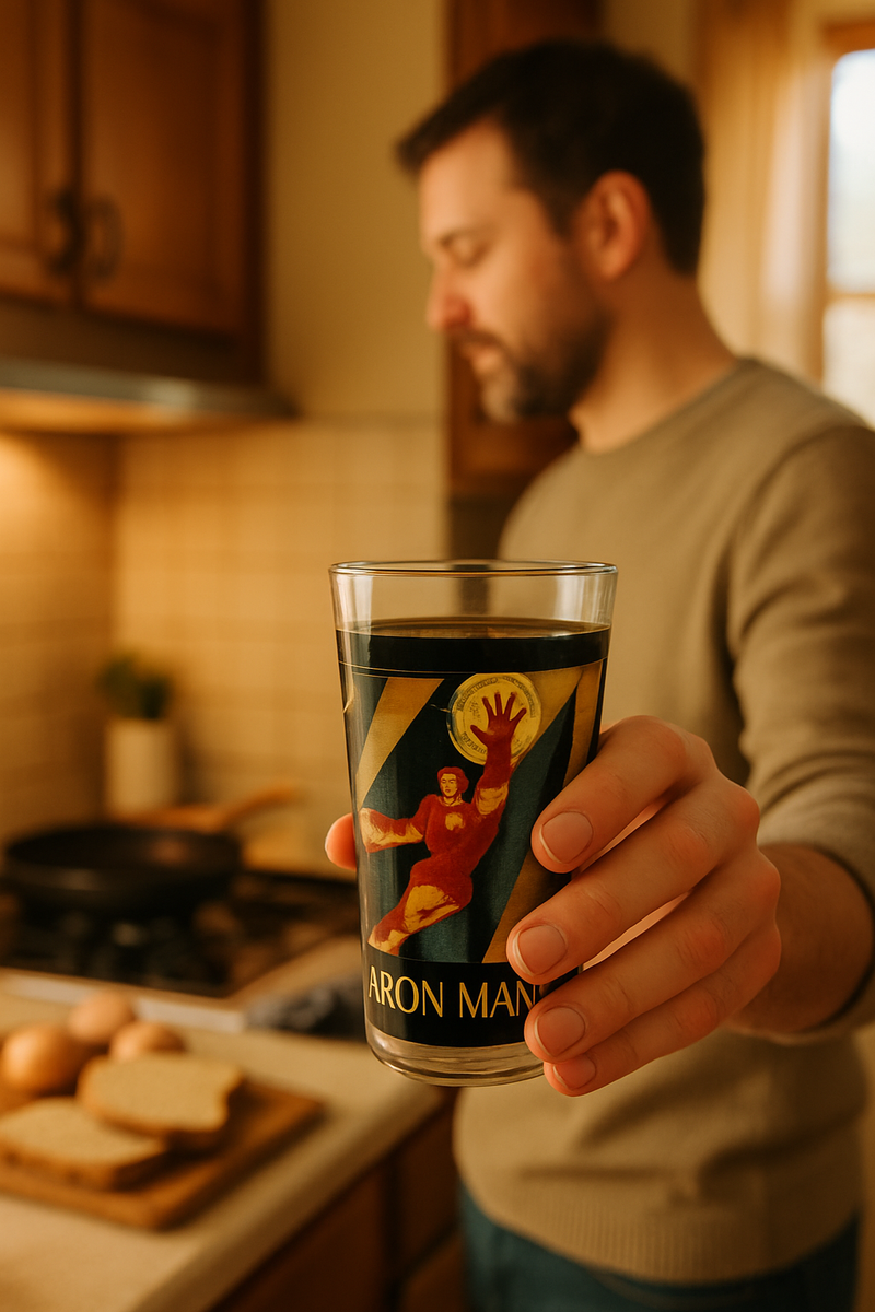 Marvel Iron Man Radiance Glass | Gift for Marvel Fans