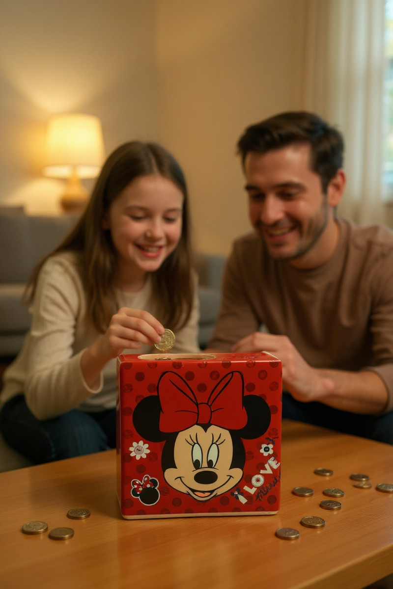 Minnie's Polka Dot Playful Piggy Bank