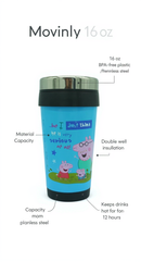 Peppa Pig’s Daddy Duty Travel Tumbler | Gift for Peppa Pig Fans