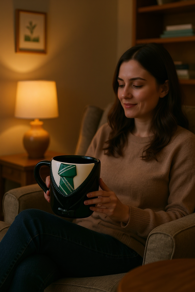 School Uniform Style Black Mug