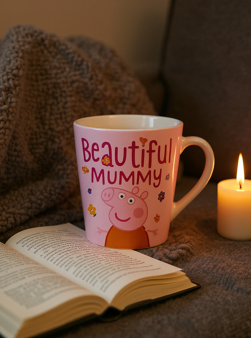 Beautiful Peppa Pig Pink Ceramic Mug | Best Gift