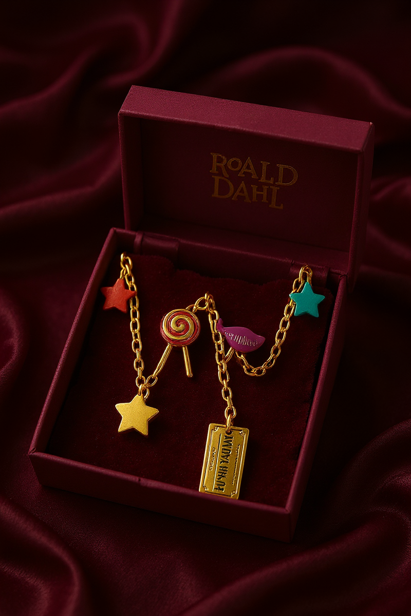 Roald Dahl Charlie and the Chocolate Factory Charm Necklace