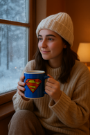 Superman Crest Valor Ceramic Mug