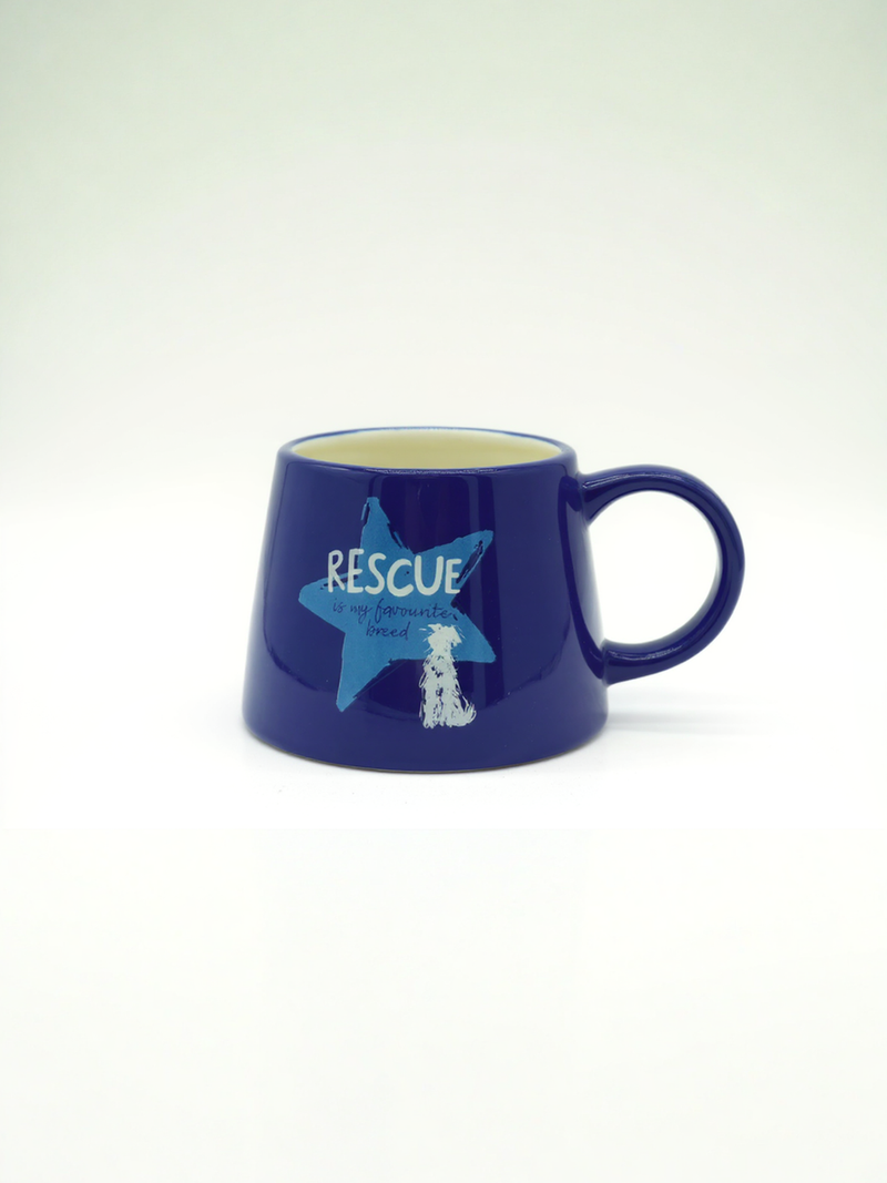 Rescue is My Favorite Breed Heroic Ceramic Mug