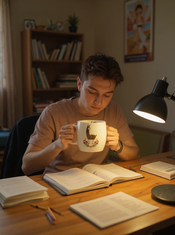 No Drama Llama Peace Ceramic Mug | Gift for Chill Enthusiasts