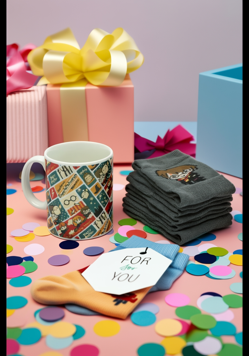 Wizarding Realm Harry Potter Mug &amp; Socks Gift Set | Perfect for Harry Potter Enthusiasts