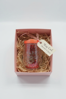 Glitter Sparkle Tumbler with Coral Lid