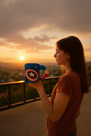Marvel Comics Captain America Mug with Arm Handle