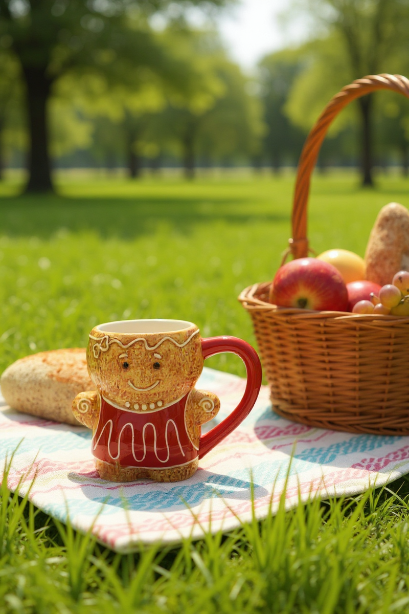 3D Gingerbread Girl Delight Mug
