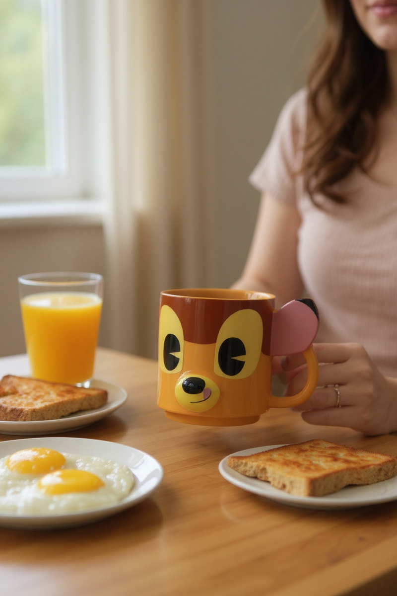 Deer Shaped Woodland Mug