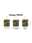 Retro Batman Comic Flashback Mug