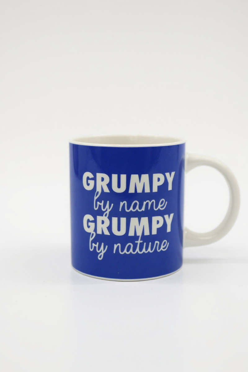 Grumpy by Name, Grumpy by Nature Ceramic Mug | Gift for Humor Lovers