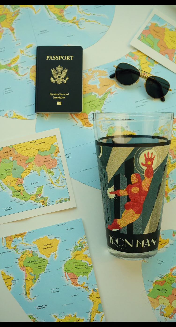 Marvel Iron Man Radiance Glass | Gift for Marvel Fans