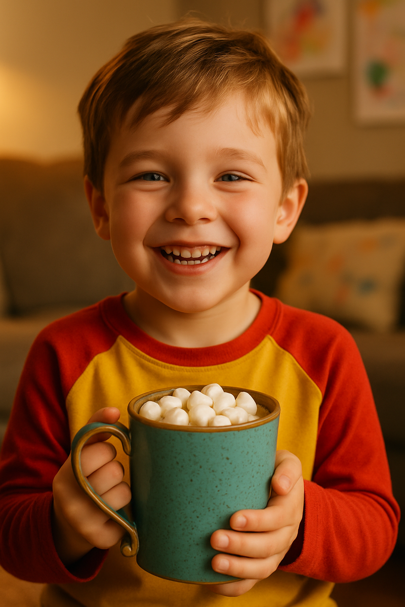 Turquoise "S" Serenity Mug