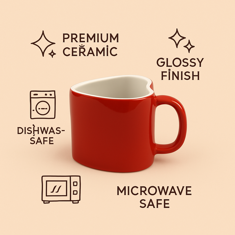 Crimson Love Ceramic Mug