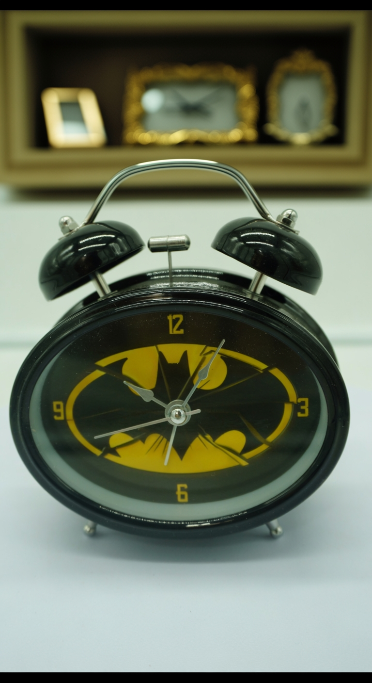 The Dark Knight's Morning Bell Alarm Clock | Gift for Batman Fans