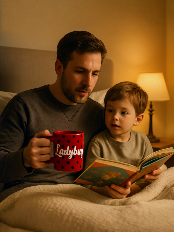 Ladybug Delight Ceramic Mug