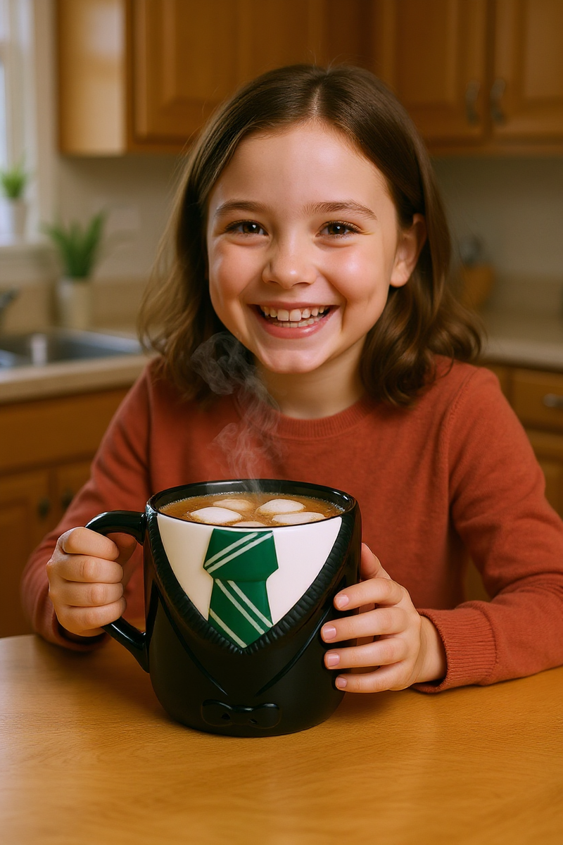 School Uniform Style Black Mug