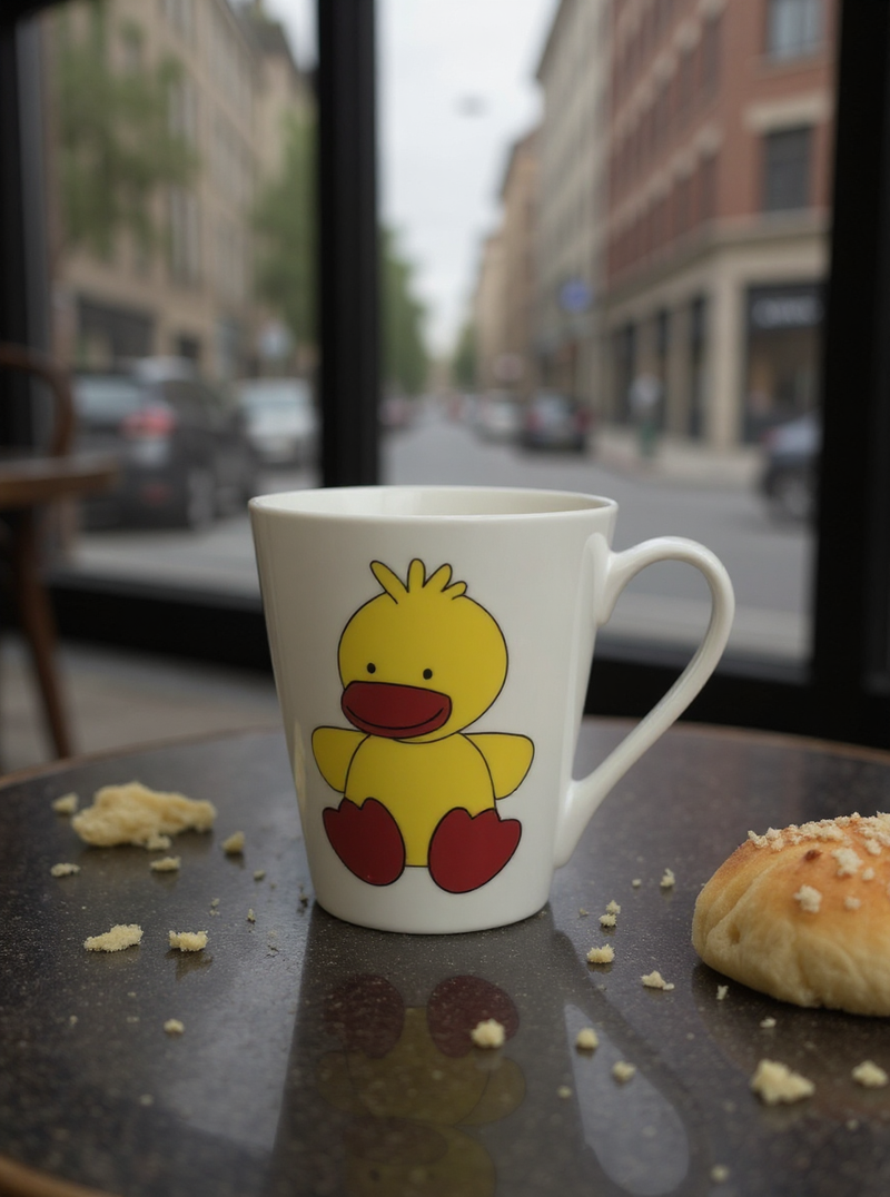 Cute Quackling Duckling Ceramic Mug | Gift for Animal Lovers