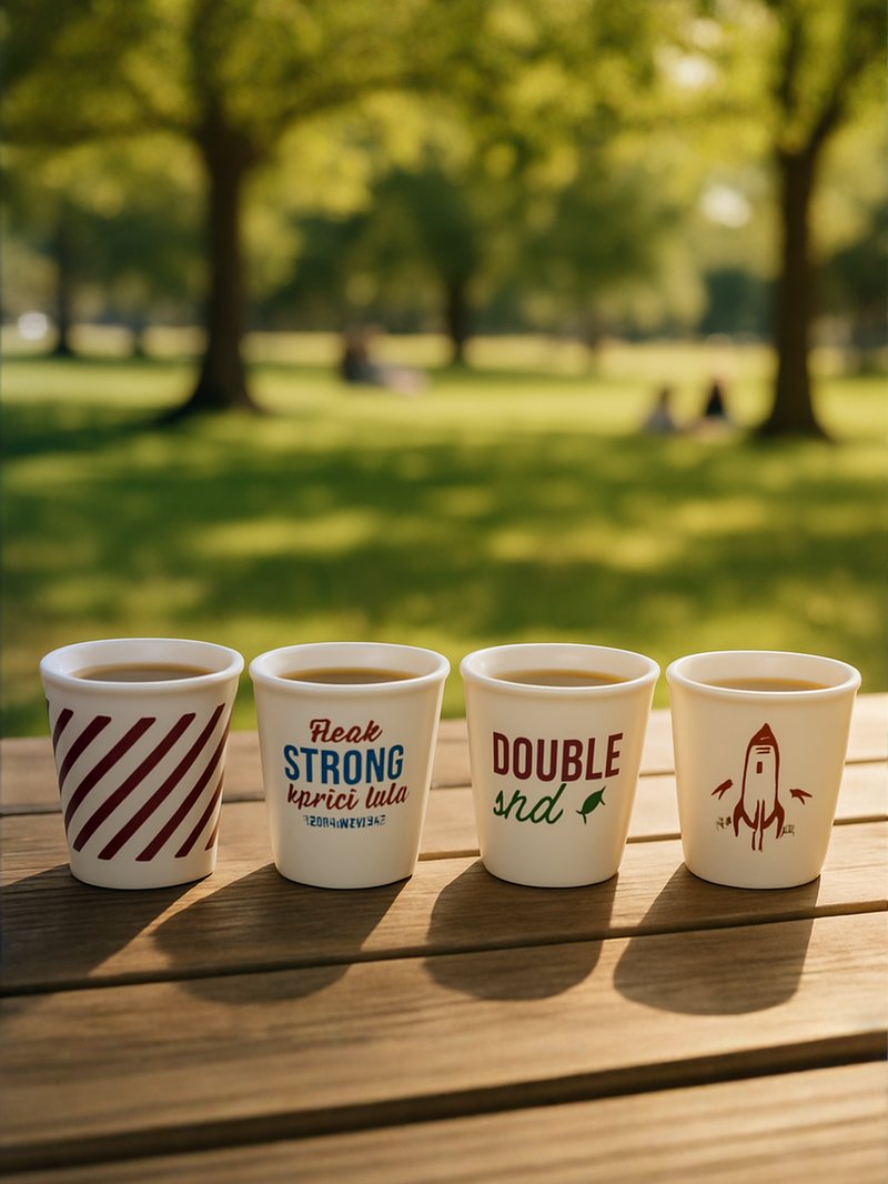 Espresso &amp; Rocket-Themed Galactic Cup Set