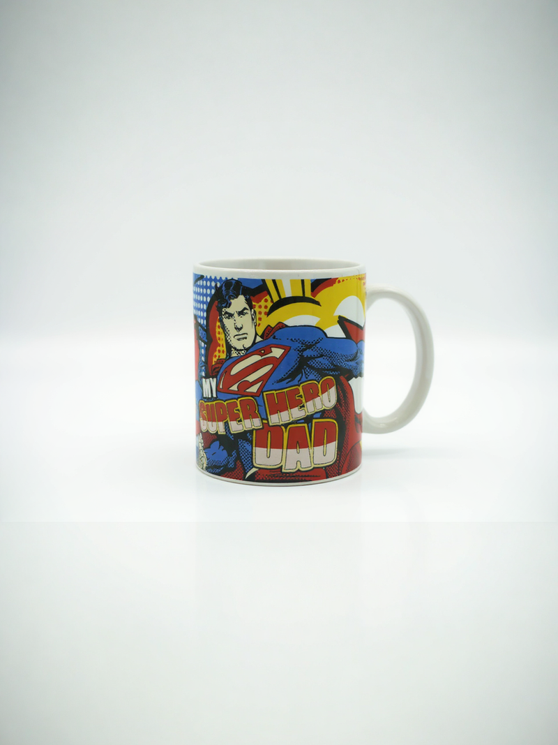 Superman Crest Valor Ceramic Mug | Gift for Superman Fans