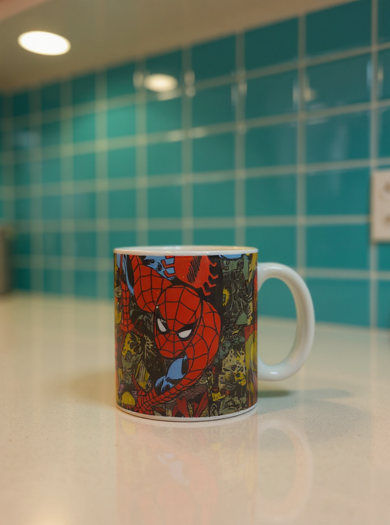 Web-Slinger Spiderman Red Ceramic Mug | Gift for Marvel Fans