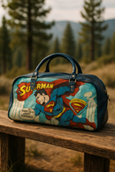 Superman Duffle Bag | 24L Polyester with Adjustable Strap