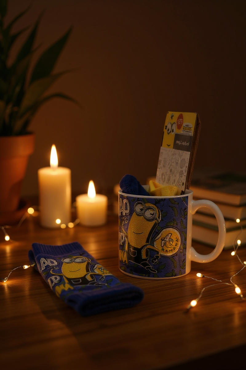Despicable Me Minion Mischief Mug and Socks Set