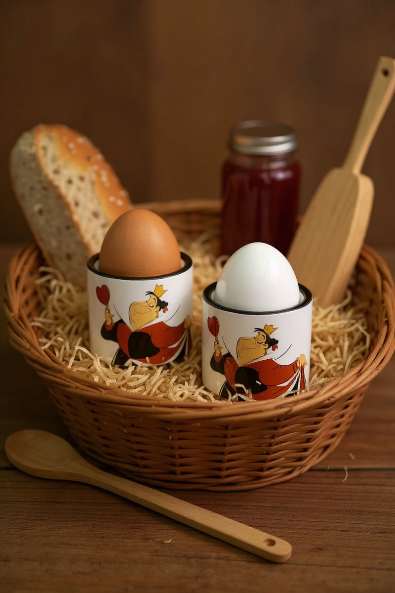 Queen of Hearts Royal Egg Cups