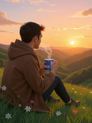 Peppa Pig’s Daddy Groove Ceramic Mug &amp; Keychain Gift Set | Gift for Peppa Pig Fans