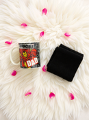 Invincible Dad Ceramic Mug &amp; Socks Set | Gift for Super Dads