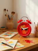 Glee Red Rhythm Alarm Clock