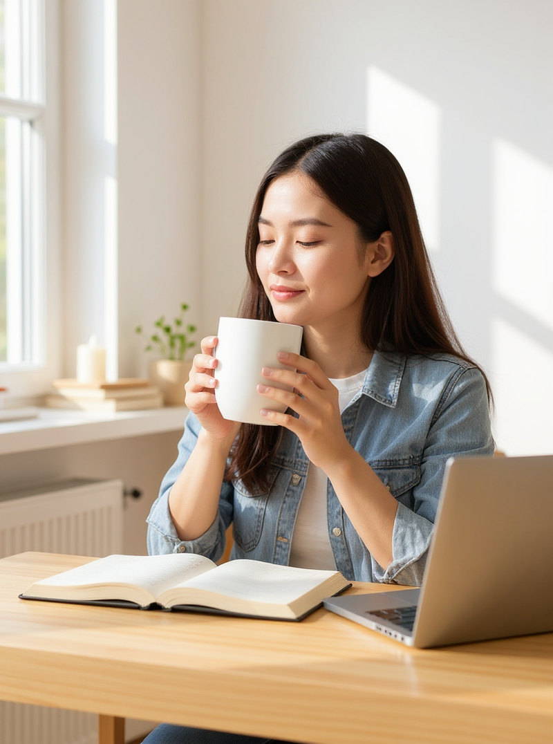 Classic White Serenity Mug