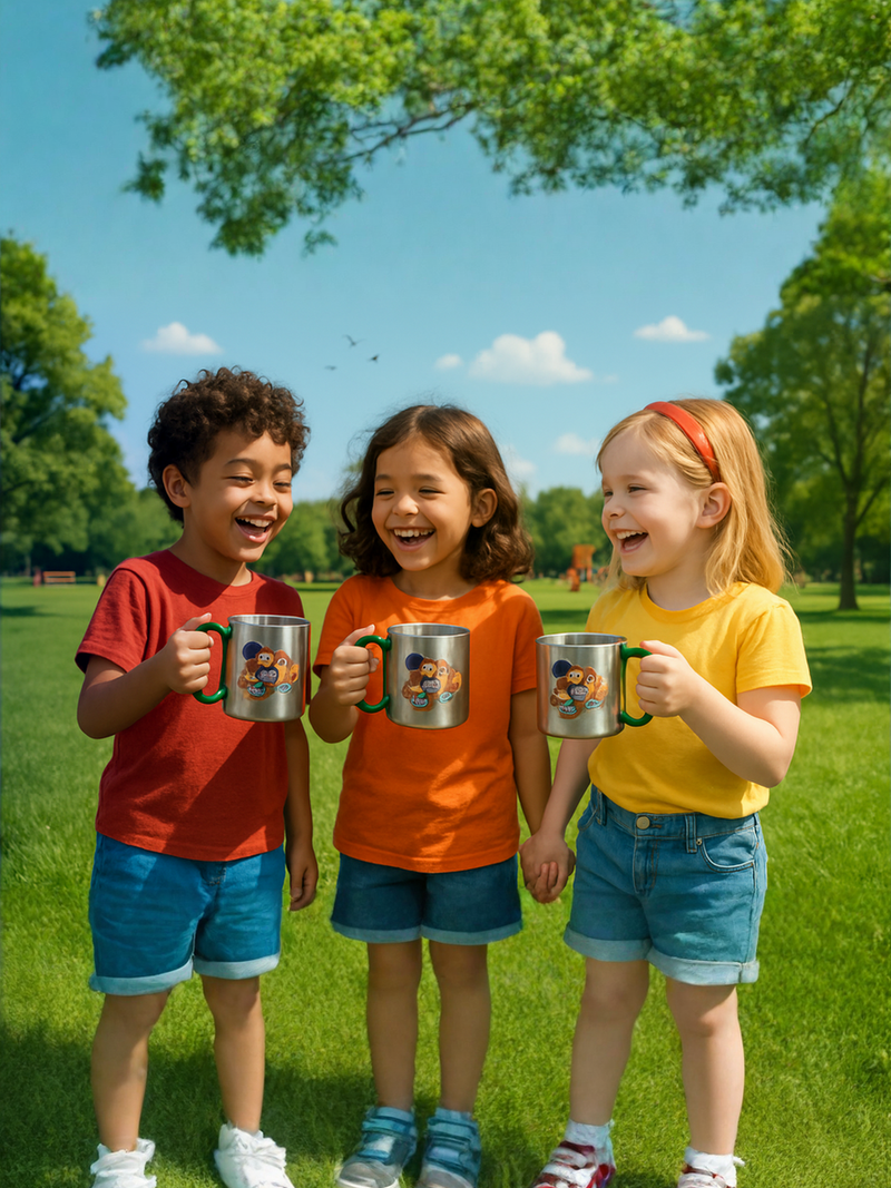 Minions Paradise Stainless Steel Carabiner Mug