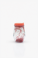 Glitter Sparkle Tumbler with Coral Lid