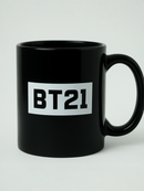 BT21 Black Logo Chic Mug