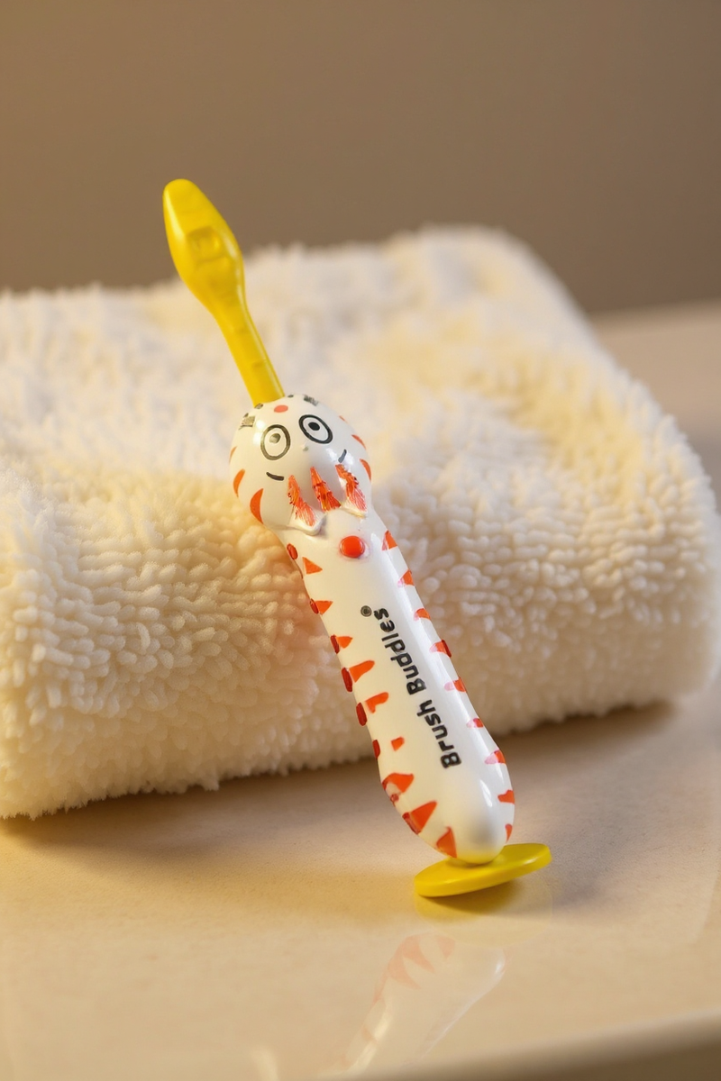 Brush Buddies Talkin Bow Wow Brewster (Dog) Toothbrush- Yellow