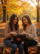 Betty Boop Black Heartbreaker clutch bag