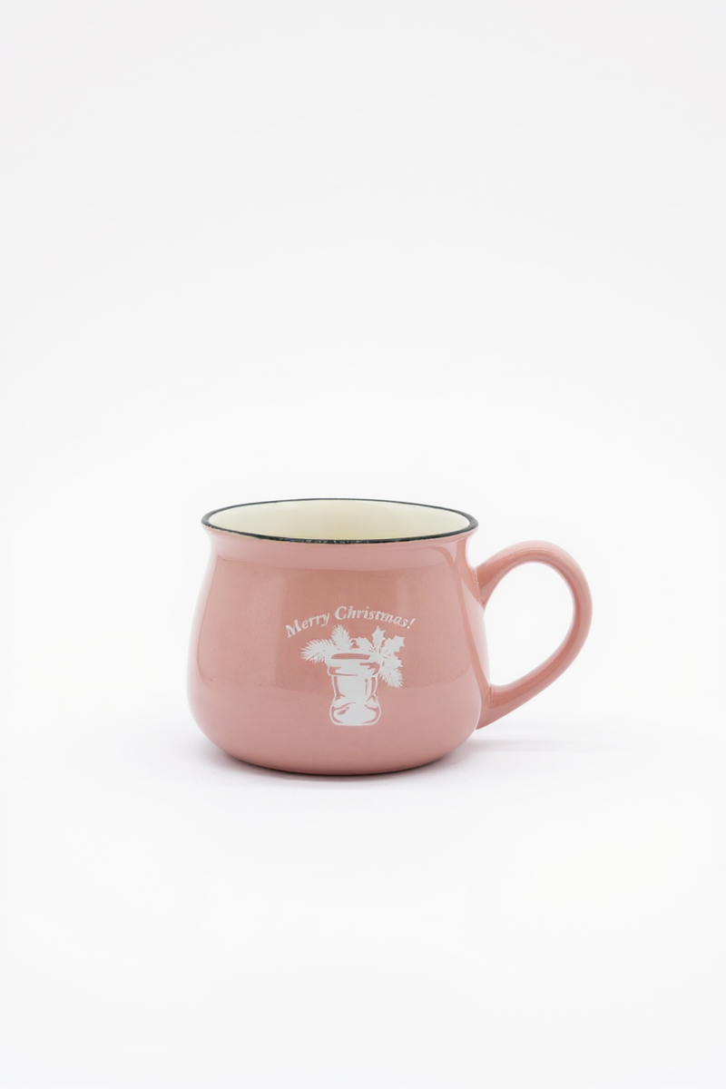Merry Christmas Classic Pink Cheer Mug