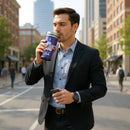 Top Gun Stainless Steel Tumbler– Fighter town USA Insulated Coffee Mug with Lid – Military Pilot Gift for Men of Aviation– Hot &amp; Cold Beverage Travel Cup