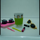 One Direction Travel Cup with Band Member Print – BPA-Free Plastic Tumbler with Lime Grip Band