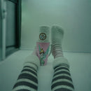 Disney Tinker Bell Fairy Mug &amp; Socks Set | Pink Girls Cozy Ceramic Cup Soft