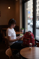 Harry Potter Magical Backpack-Red Adjustable Padded Straps, Front Zippered Pocket & 12L capacity-Gift