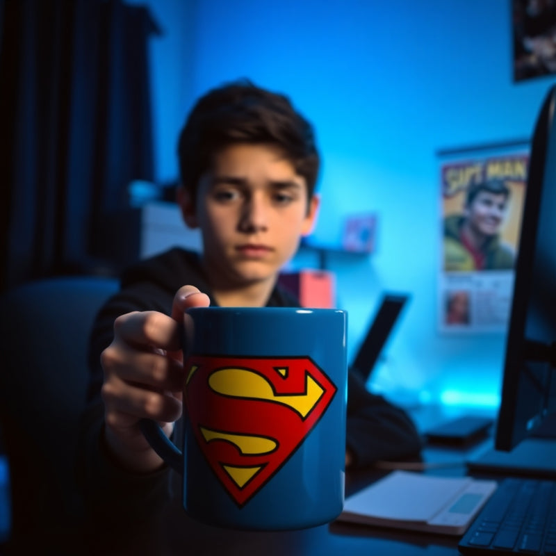 Superman Cup-Heroic Coffee Ceramic Mug 11oz