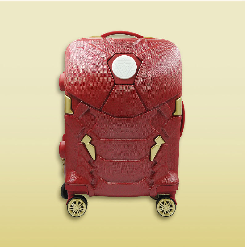 Iron Man Cabin Case Carry On Luggage with LED Light| Cabin Approved Bag.