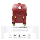 Iron Man Cabin Case Carry On Luggage with LED Light| Cabin Approved Bag.
