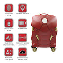 Iron Man Cabin Case Carry On Luggage with LED Light| Cabin Approved Bag.