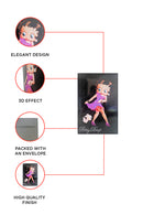 Betty Boop Decoupage Blank Greetings Card (3D)3